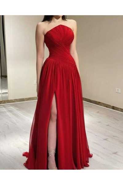 lavera fashlon Lavera ~ Soft fiery red dress