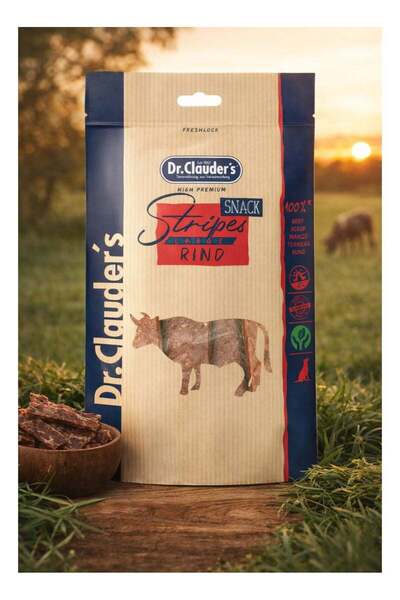 Dr. Clauder'S Beef Jerky Snacks for Dogs – 100% Beef – High Quality Natural T...