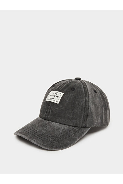 Styli Charcoal Patch Detail Baseball Cap