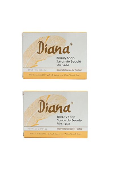 Diana Diana Sweet Almond Oil Soap - 125g, 2 pieces