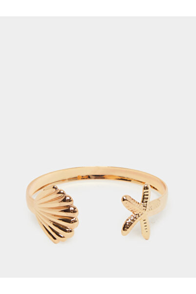 Styli Seashell and Starfish Bangle Bracelet