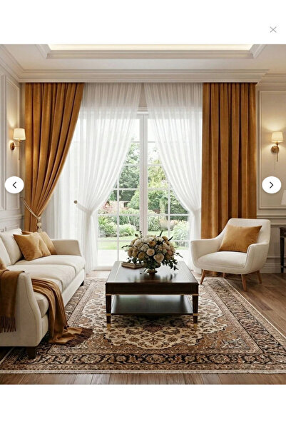 Taç Hardal Color 1/3 Sik Pi̇le Honeycomb Woven Soft Structure Panama Backgrou...