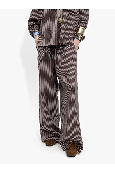 PARFOIS Kadın Çizgili Pantolon