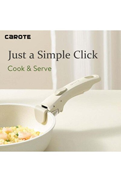 CAROTE Removable Handle, Handle for Detachable Removable Cookware,Universal P...