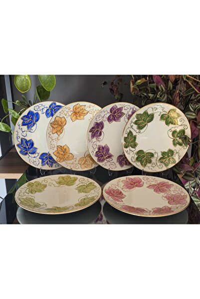 FERMATO Hand Painting 6-Person Cake Set