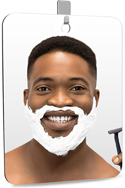 OEM Frameless shower mirror, no fogging, no drilling 26x25 cm