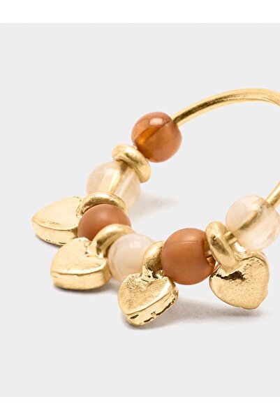 PARFOIS Resin Boncuklu Halka Küpe