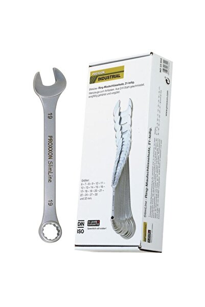 Proxxon Set 21 chei combinate Slim - Line, 23822