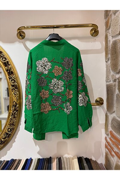 EB SCARF Kimono din in pentru femei, de vară, ușor, lung/scurt