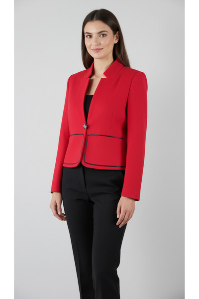 Volanlı Kase Boxy ceket