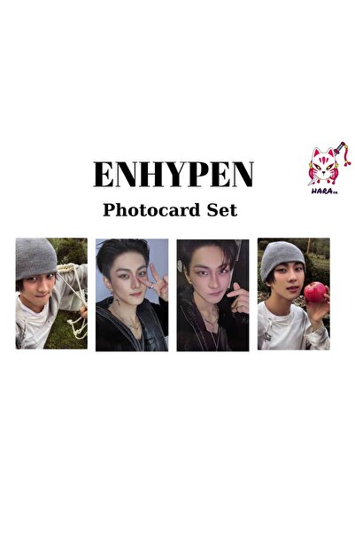 Hara Company مجموعة بطاقات صور جونغوون من ألبوم "فانيش" لفرقة إينهايبن (4 قطع...