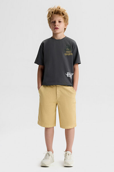 NK Boys' Strong Woven Shorts 8-14 Years Yellow