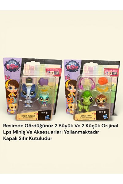 Littlest Pet Shop Kertenkele,Kirpi Ve Husky,Baykuş Lps Miniş Oyuncaklar Akses...