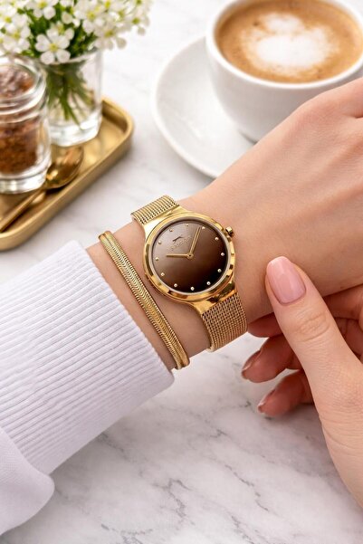 Slazenger Steel Cord 2 Years Warranty 5 Atm Bracelet Gift Women Wristwatch Bs...