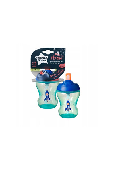 tommee tippee Boy's straw cup 230 ML 7+