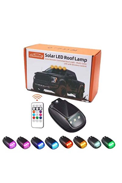 Generic مصباح سقف LED يعمل بالطاقة الشمسية متعدد الألوان مع تحكم لاسلكي