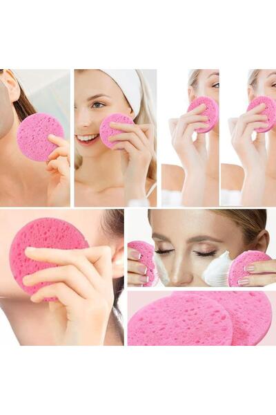 3B Trend 2-Pack Facial Cleansing Sponge Skin Cleansing and Gentle Exfoliating Sponge Pore Refining
