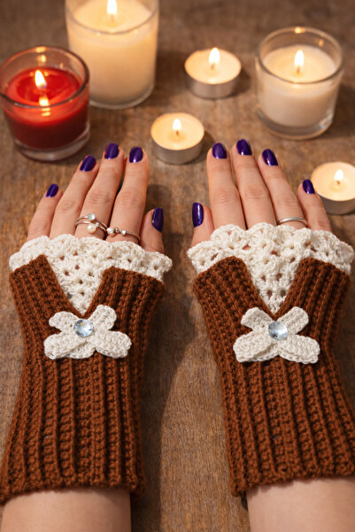 bombshop8 El Örgüsü Vintage Eldiven