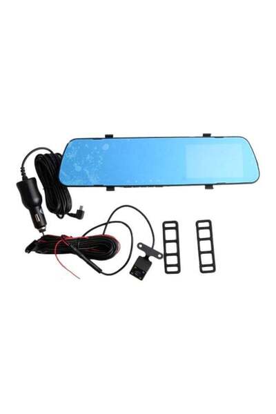 Mob كاميرا مرآة الرؤية الخلفية للسيارة مع مسجل فيديو رقمي (DVR) بدقة Full HD ...