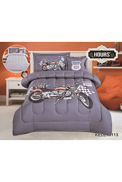 HOURS Horse Baby Bedding Set, 4 Pieces, Filled, Modern Designs KELLY-113-2