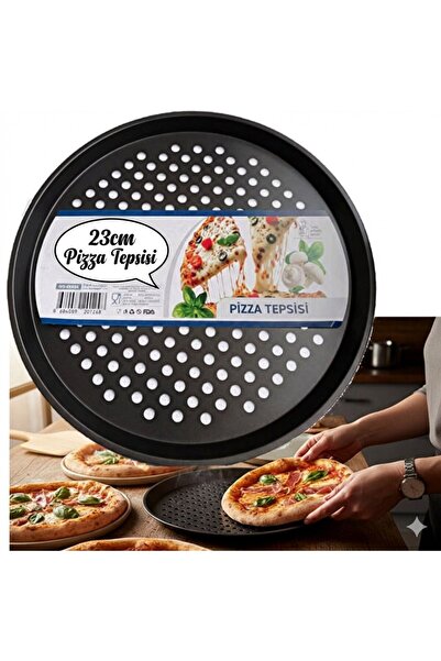 Neler Geldi Neler 23 cm Perforated Teflon Pizza Tray |   Fireproof Non-Stick ...