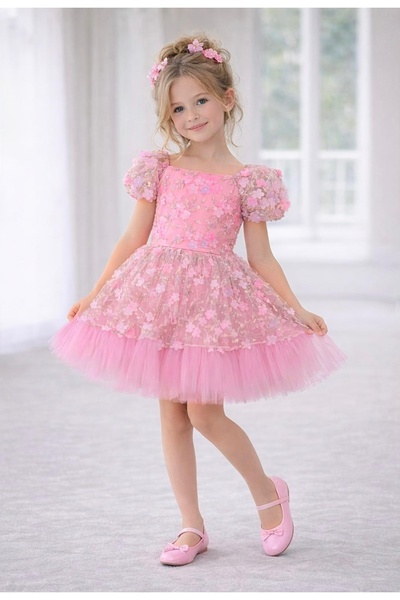 TONTİŞLER BEBEK VE ÇOCUK GİYİM 23 Nisan kız çocuk özel dikim elbise 5-7-9-11 ...