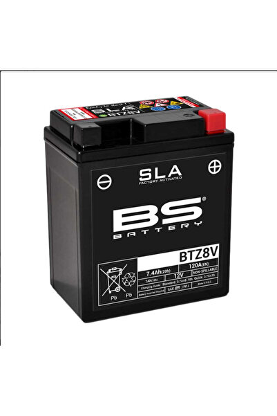 BS Battery BTZ8V (SLA) (Ytz8v) Motosiklet Aküsü