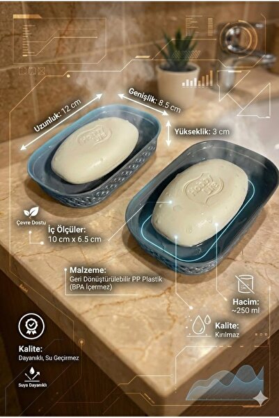 RİVO HOME DECOR Water Draining, Unbreakable, Eco-Friendly Bathroom & Kitchen ...