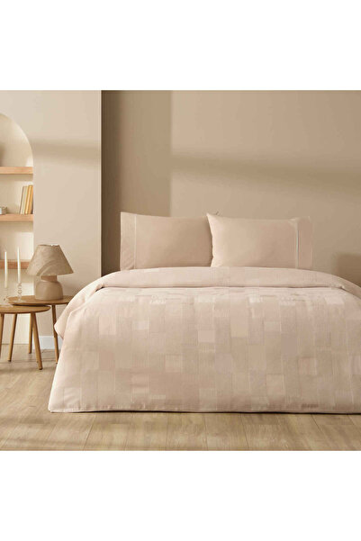 Taç Set dublu Jacquard Alvora Bej