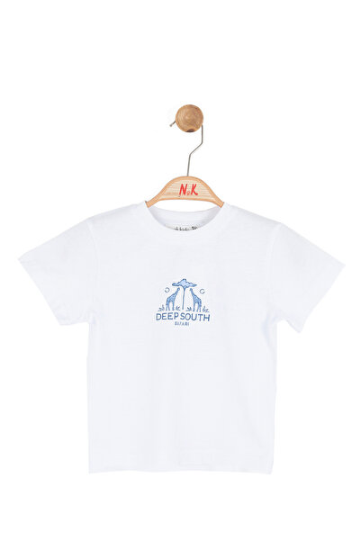 NK Baby Boy South Tshirt 1-4 Years White-Blue