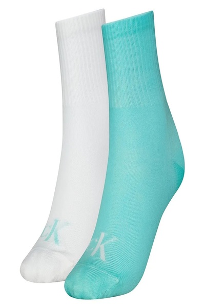 Calvin Klein Ckj Women's Sneaker 2-Pack Cotton Socks