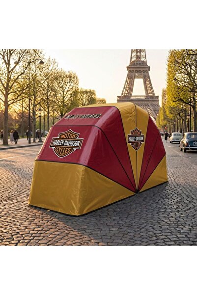 Kafkas Premium 9 direk Jumbo Motosiklet Koruma Garajı