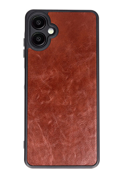 isiltikidsmoda Newface Samsung Galaxy A06 Case Aras Leather Cover - Claret Red