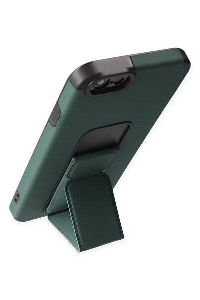 isiltikidsmoda نيوفيس حافظة آيفون 6 ميجا ستاند سيليكون - أخضر