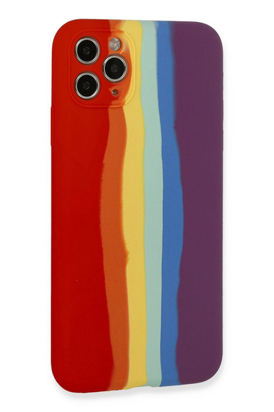 isiltikidsmoda Newface iPhone 11 Pro Case Ebruli Launch Silicone - Red-Purple