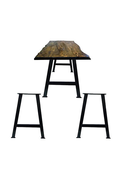 andekor Τραπεζαρία με πόδια από ξύλο και μέταλλο