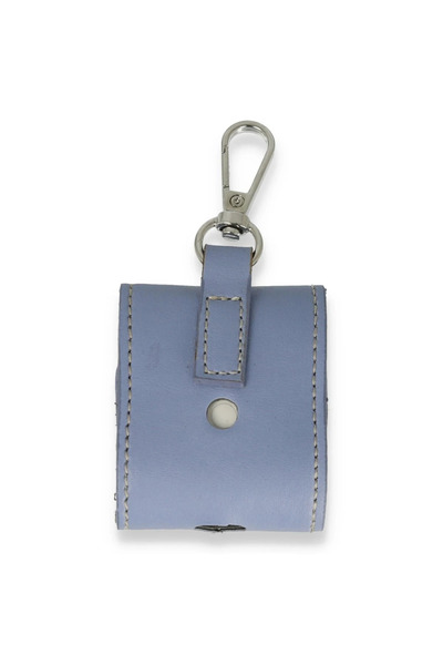 isiltikidsmoda حافظة نيو فيس ايربودز برو (الجيل الأول) مع حزام - بنفسجي