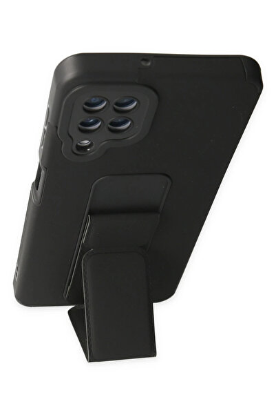 isiltikidsmoda نيوفيس حافظة سامسونج جالاكسي A22 ميجا ستاند سيليكون - أسود