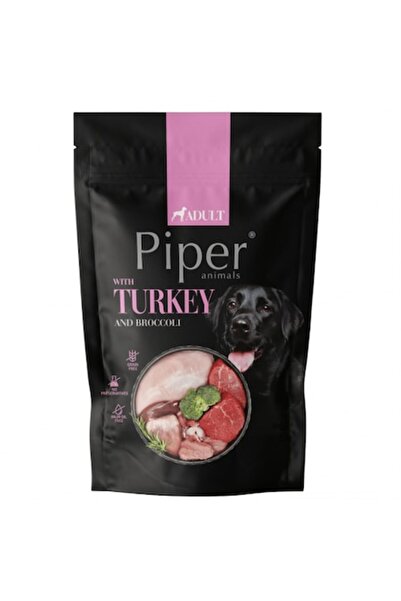 Piper Wet Dog Food, Piper, Turkey, Broccoli, 500 g