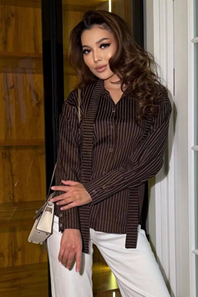 Sorridi Pinterest Striped Scarf Tie Back Shirt