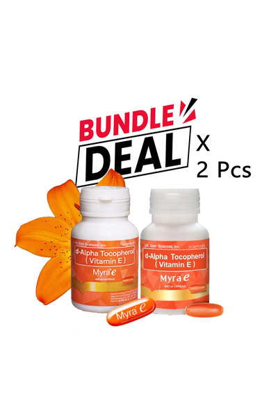 Myra E Vitamin E 400 I.U. 30 Capsules X 2 Pcs