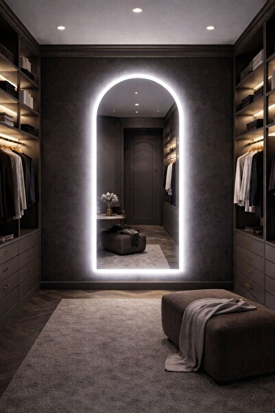 eagle mirror "Endless26" Led Işıklı Dokunmatik Sensörlü Boy Aynası Makyaj Aynası