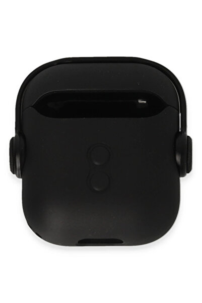 isiltikidsmoda حافظة رائعة لسماعات Airpods 2 (الجيل الثاني) من نيو فيس - أسود