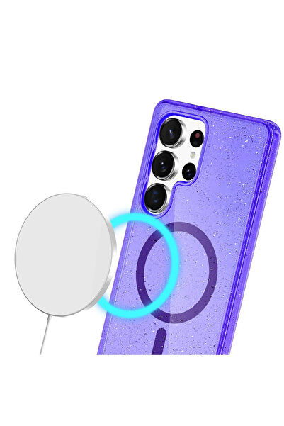 isiltikidsmoda Joko Samsung Galaxy S23 Ultra Case Star Magsafe Cover - Purple