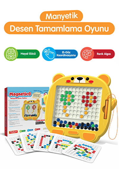 Magna Ayıcık Manyetik Kodlama Oyuncağı Kırılmaz Ekran Güçlü Mıknatıs Ekransız Oyun Montessori 3 Yaş