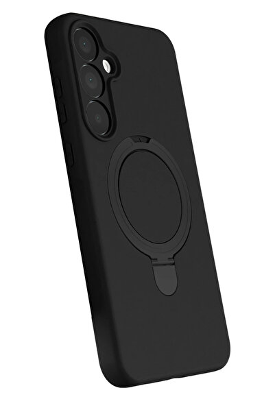 isiltikidsmoda Newface Samsung Galaxy A16 5g Regal Magsafe Stand Cover - Black