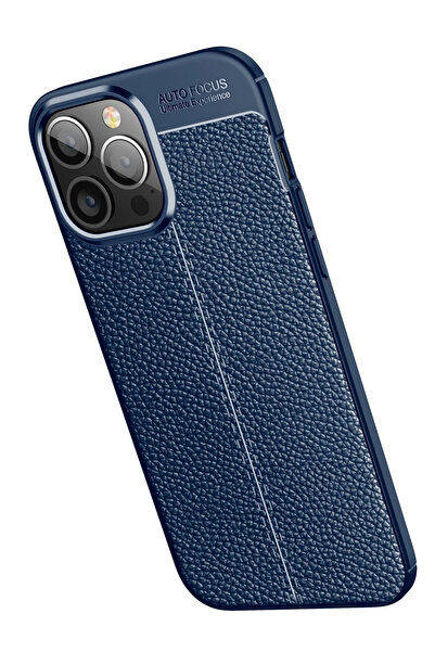 isiltikidsmoda Newface iPhone 15 Pro Case Auto Focus Cover - Navy Blue