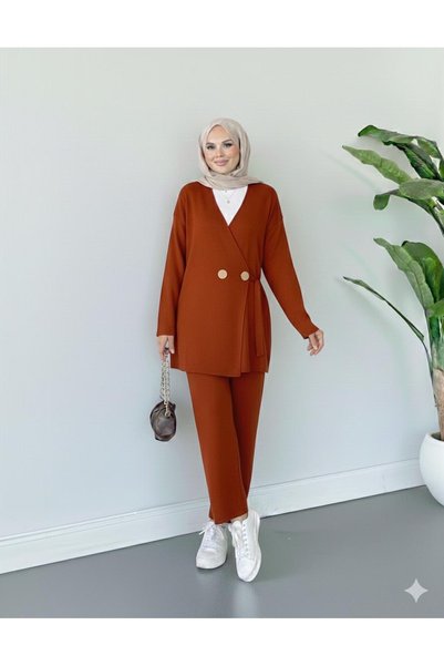 Modahatebu طقم مزدوج برباط جانبي