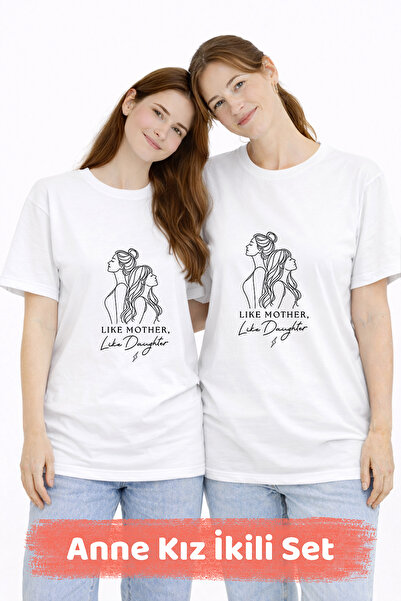 FANA Women's Printed Cotton 2-Piece T-Shirt Set - Loose Fit Cotton Oversize T...