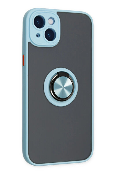 isiltikidsmoda Newface iPhone 14 Case Montreal Silicone Cover with Ring - Ice...